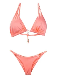 Liliana Montoya Peach Bikini Marinera Tops & Bottom Bikini Swimwear Set -Beautiful Swimwear montoya apparel accessories clothing swimwear liliana montoya peach bikini marinera tops bottom bikini swimwear set 12048521461858