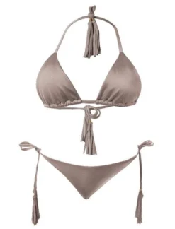 Liliana Montoya GAiA Tortuga Triangle Top & Side Tie Cheeky Bottom Set
