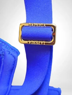 Le Perla Two Tone Blue Luxury Balconette Bikini Top & Tie Side Brazilian Bottom Swimsuit -Beautiful Swimwear sohot swimwear le perla two tone blue luxury balconette bikini top tie side brazilian bottom swimsuit 2022 le perla sexy blue ryder balconette bikini swimsuit 28603295465570