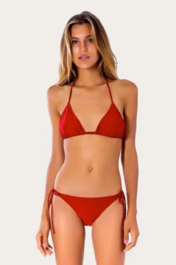 Thaikila Azalee Reversible Triangle Top And Side Tie Brazilian Bottom Bikini Swimwear Swimsuit Set -Beautiful Swimwear thaikila apparel accessories clothing swimwear print one size thaikila azalee reversible triangle top and side tie brazilian bottom bikini swimwear swimsuit set 28053878636642