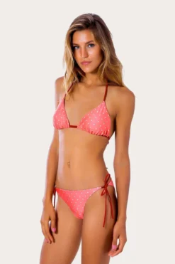 Thaikila Azalee Reversible Triangle Top And Side Tie Brazilian Bottom Bikini Swimwear Swimsuit Set -Beautiful Swimwear thaikila apparel accessories clothing swimwear print one size thaikila azalee reversible triangle top and side tie brazilian bottom bikini swimwear swimsuit set 28053878767714